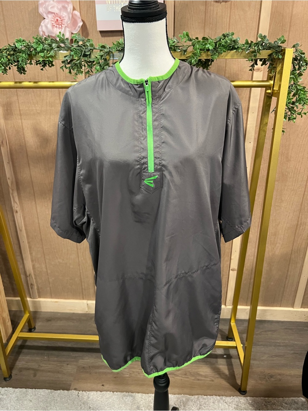 Men's Gray Pullover Jacket